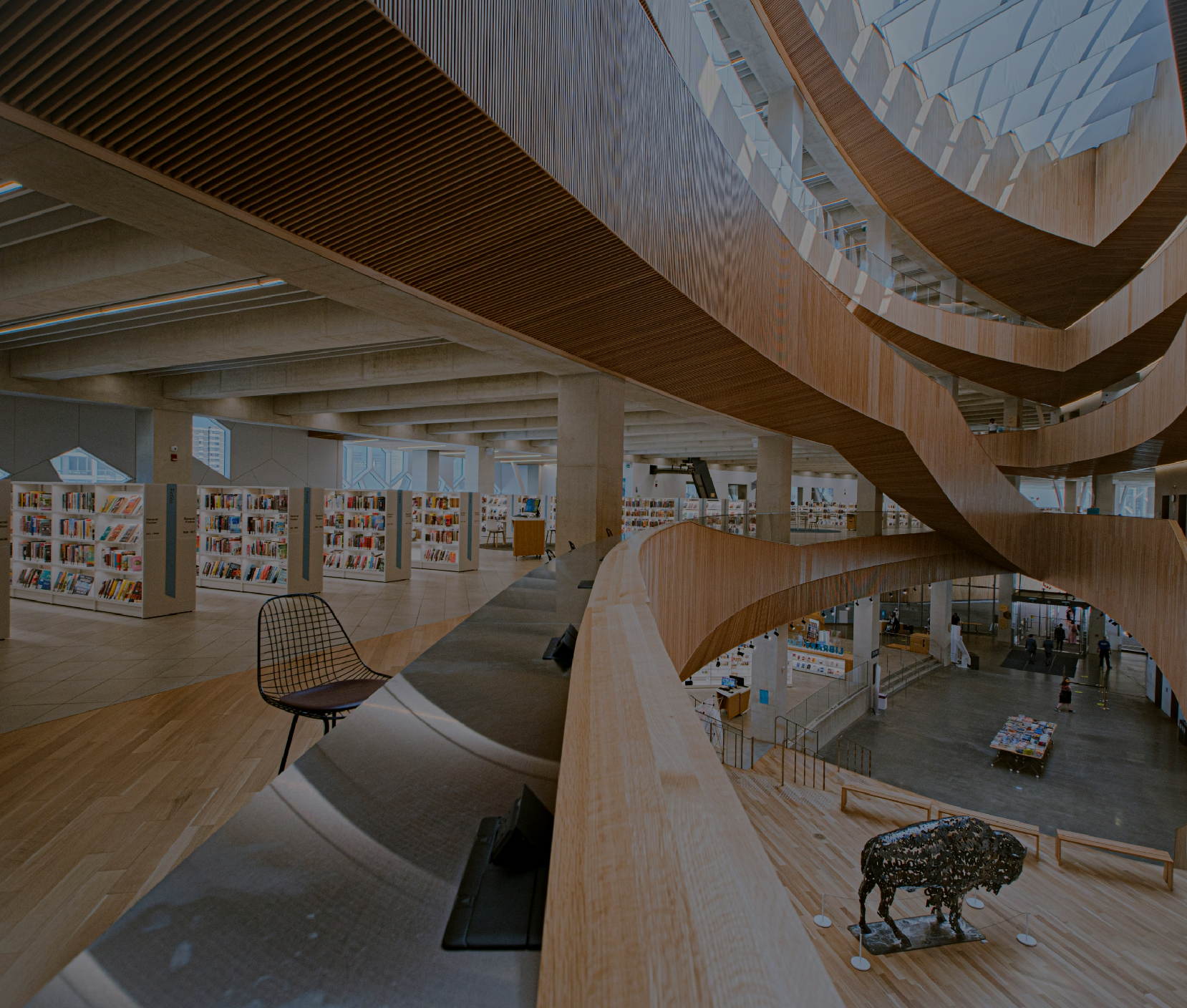 關(guān)鍵詞：智慧園區(qū)，公共空間設(shè)計(jì)，數(shù)字化場(chǎng)館，深圳市武智科技;描述：深圳市武智科技智慧園區(qū)解決方案中的現(xiàn)代化公共空間，體現(xiàn)數(shù)字化場(chǎng)館設(shè)計(jì)理念